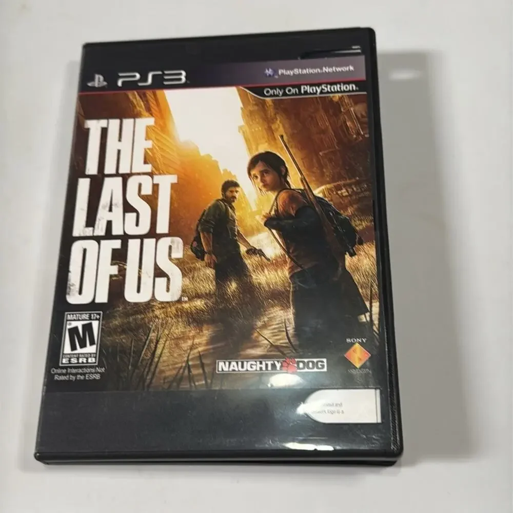 The Last of Us with Naughty Dog Stickers PS3 Sony PlayStation No Manual/Insert